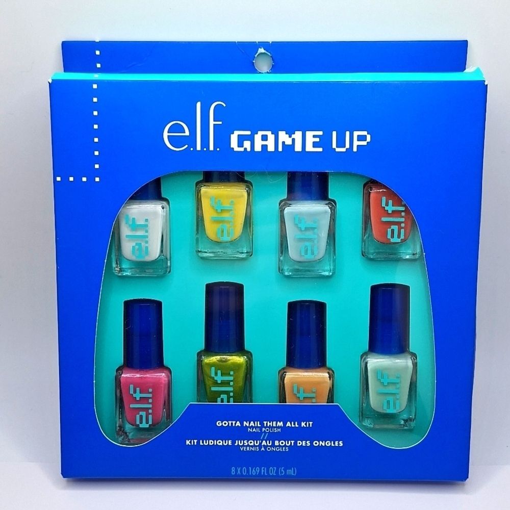 E.L.F. nail polish GAME UP LIMITED EDITION GOTTA NAIL THEM ALL kit